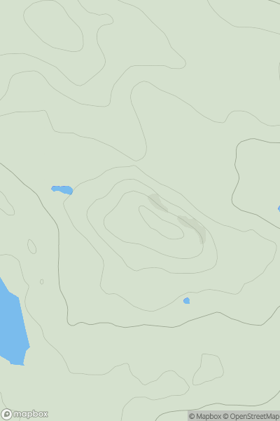 Thumbnail image for Barcloy Hill [The Glenkens to Annandale] [NX871550] showing contour plot for surrounding peak